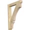 Ekena Millwork Balboa Arts & Crafts Rough Sawn Outlooker, Douglas Fir, 6"W x 34"D x 42"H OUT06X34X42BOA03RDF - alternate 1